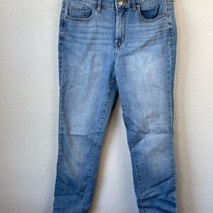Pre-Owed Jessica Simpson Light Wash High Rise Skinny Ankle Jeans Size 4/27